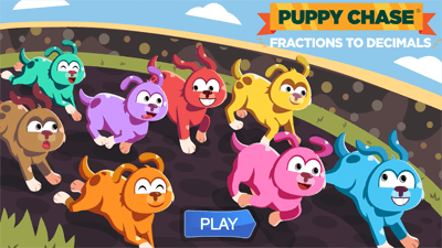 Puppy Chase Decimales