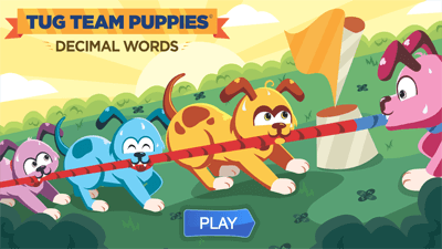 Puppy Pull Decimales